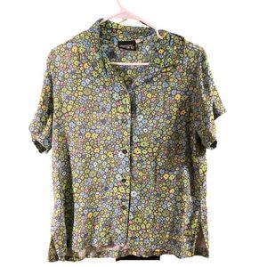 Big Bud Press Moss Blossom Button up Top